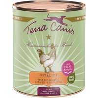 Sparpaket Terra Canis Vitality Menu 12 x 800 g - Huhn mit Kastanie, Aprikose & Lupine von Terra Canis