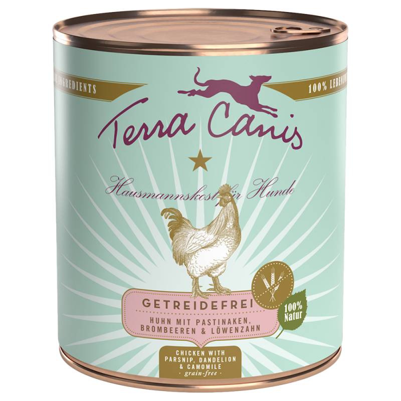 Sparpaket Terra Canis getreidefrei 12 x 800 g - Mix Wild & Huhn von Terra Canis