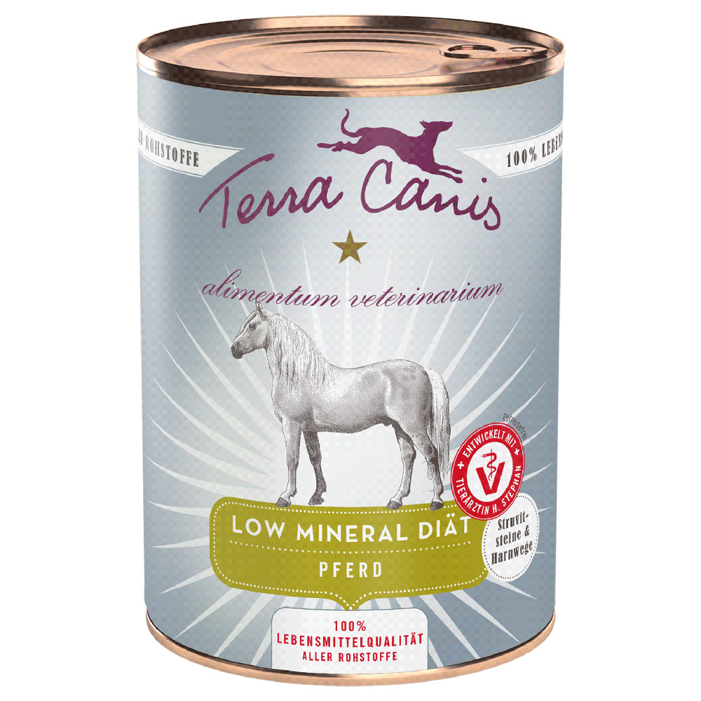 Terra Canis Alimentum Veterinarium Low Mineral Diät 6 x 400 g - Pferd von Terra Canis