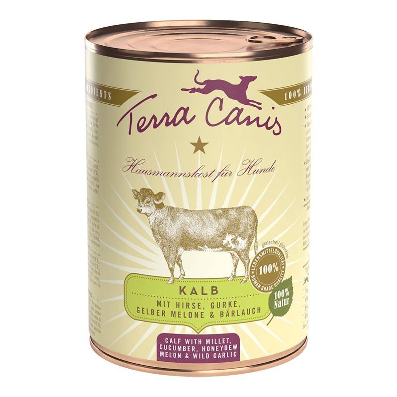 Terra Canis CLASSIC Kalb mit Hirse, Gurke, Melone 12x400g von Terra Canis