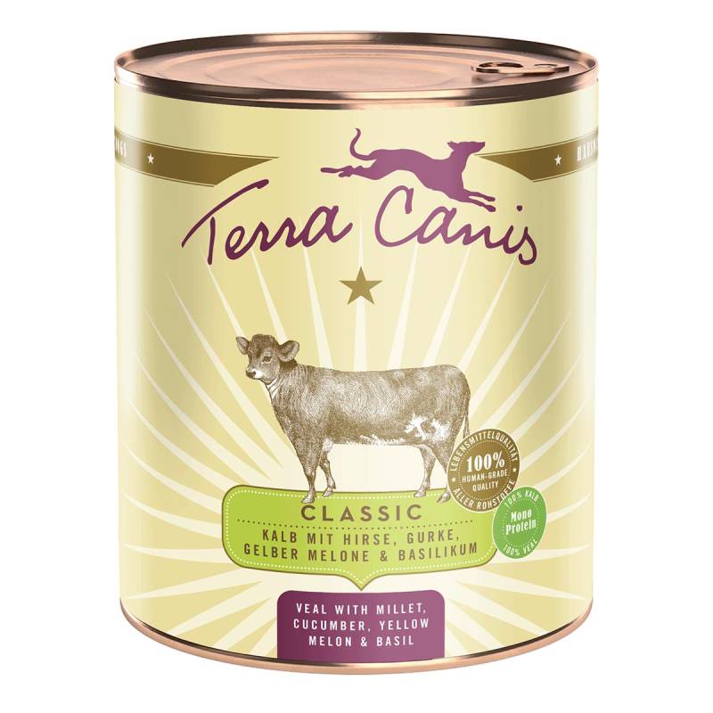 Terra Canis CLASSIC Kalb mit Hirse 6x800g von Terra Canis