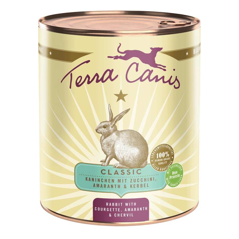 Terra Canis CLASSIC Kaninchen mit Zucchini 6x800g von Terra Canis