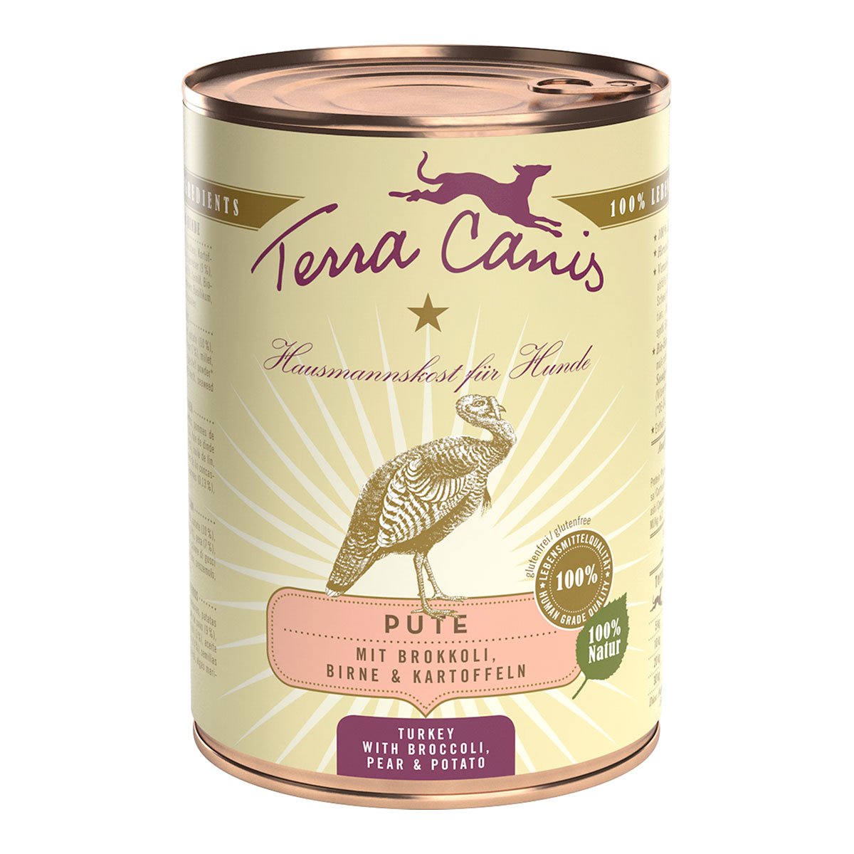 Terra Canis CLASSIC – Pute mit Brokkoli, Birne und Kartoffel 6x400g von Terra Canis