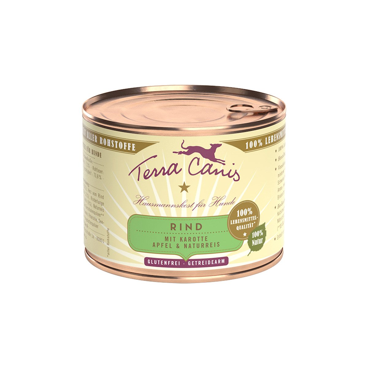 Terra Canis CLASSIC – Rind mit Karotte 12x200g von Terra Canis