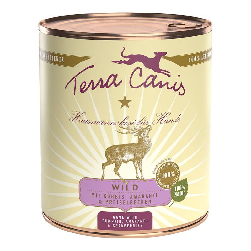 Terra Canis CLASSIC – Wild mit Kürbis, Amaranth und Preiselbeere 12x800g von Terra Canis