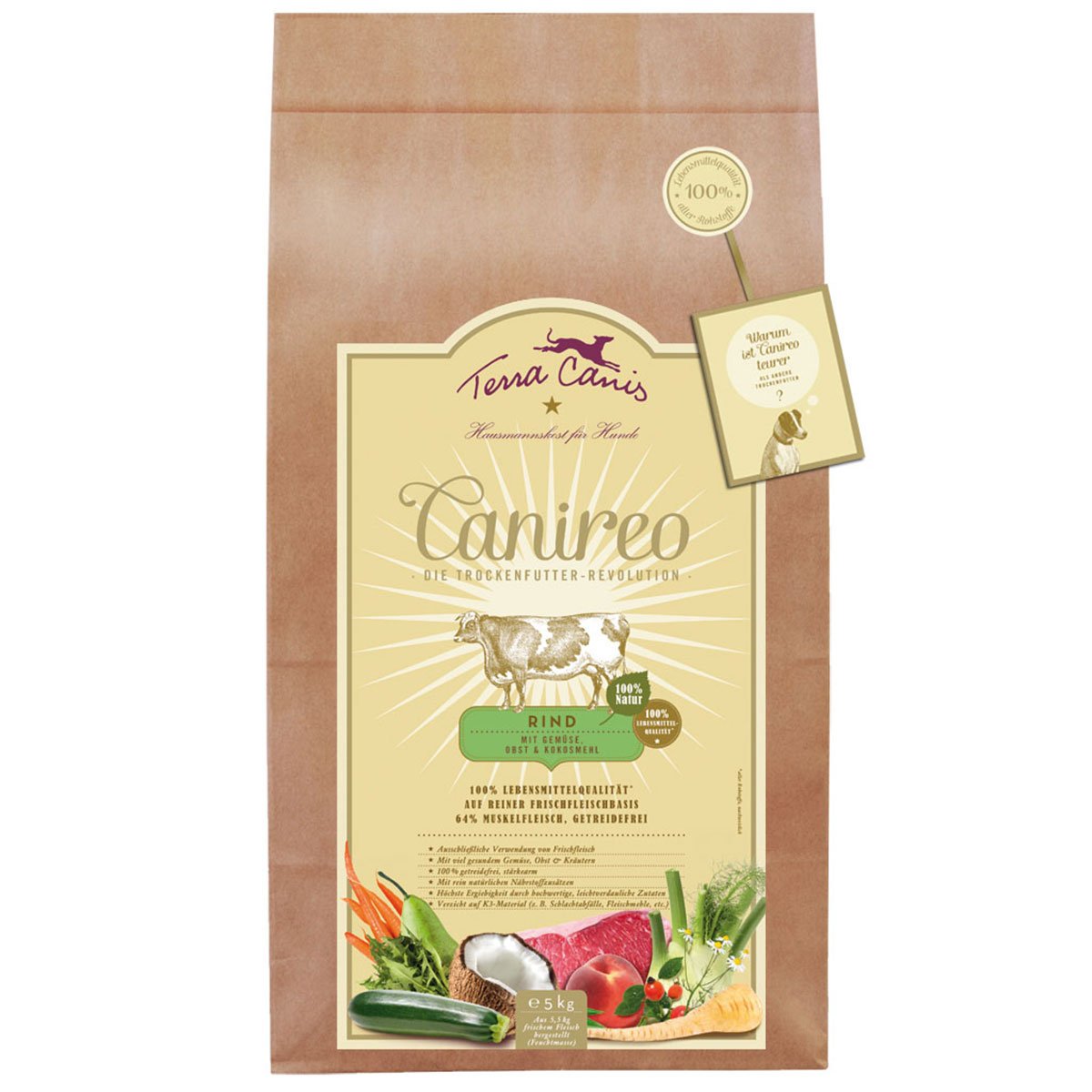 Terra Canis Canireo Rind 2x5kg von Terra Canis