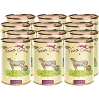 Terra Canis Classic | Kalb mit Hirse, Gurke, gelber Melone und Basilikum 12x 400g von Terra Canis