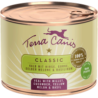 Terra Canis Classic | Kalb mit Hirse, Gurke, gelber Melone und Basilikum 200g von Terra Canis