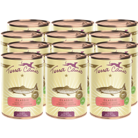 Terra Canis Classic | Lachs mit Hirse, Pfirsich und Kräutern 12x 400g von Terra Canis