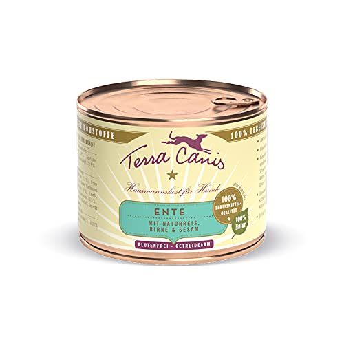 Terra Canis Ente, Naturreis, Rote Bete & Birne - Classic Nassfutter, 200g I Premium Hundefutter in 100% Lebensmittelqualität aller Rohstoffe I Reichhaltig & gesund, allergen- & getreidearm, glutenfrei von Terra Canis