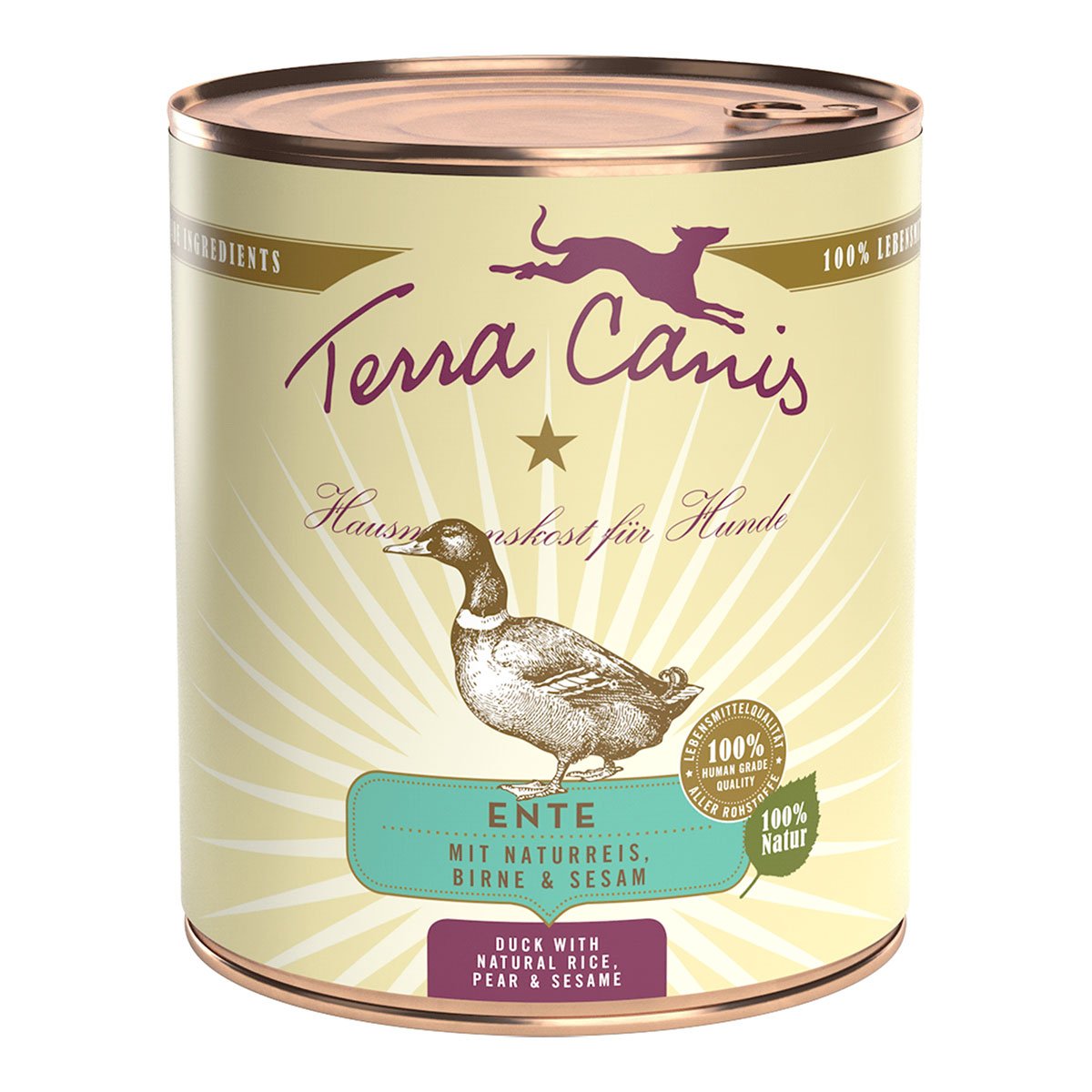 Terra Canis CLASSIC – Ente mit Naturreis, Roter Bete, Birne und Sesam 6x800g von Terra Canis