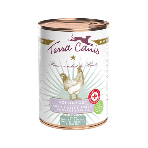 Terra Canis Erste Hilfe Magen-Darm - Dosen - Huhn - 6 x 400 g von Terra Canis