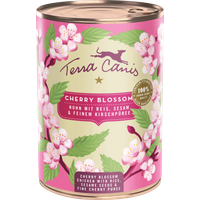 Terra Canis Flower Menü | Cherry Blossom: Huhn mit Reis, Sesam und feinem Kirschpüree 400g von Terra Canis