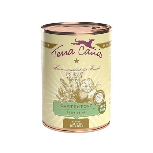 Terra Canis Gartentopf Hundefutter - Dosen - Green Detox - 6 x 400 g von Terra Canis