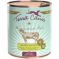 Terra Canis Getreidefrei Adult 6x800g Kalb mit Petersilienwurzel, Mango & Johannisbeere von Terra Canis