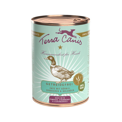 Terra Canis Getreidefrei Hundefutter - Dosen - Ente - 6 x 400 g von Terra Canis