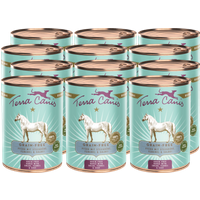 Terra Canis Getreidefrei | Pferd mit Steckrübe, Fenchel und Salbei 12x 400g von Terra Canis