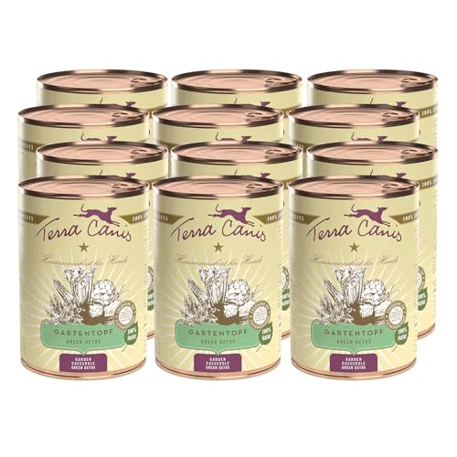 Terra Canis Green Detox - Gartentopf, 12x400g I Premium Hunde-Nahrungsergänzung in 100% Lebensmittelqualität Aller Rohstoffe von Terra Canis