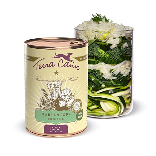 Terra Canis Green Detox - Gartentopf, 400g I Premium Hunde-Nahrungsergänzung in 100% Lebensmittelqualität Aller Rohstoffe von Terra Canis