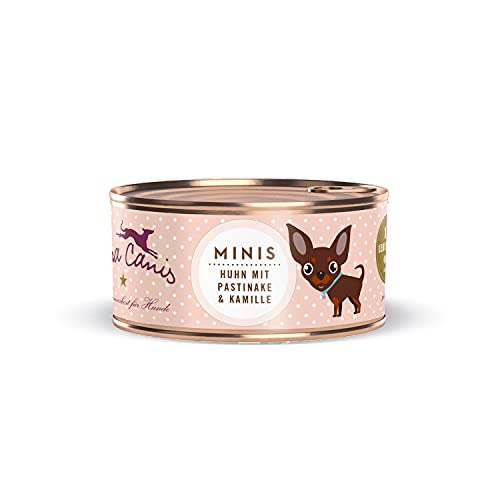 Terra Canis Huhn, Pastinake & Kamille Mini-Hunde Nassfutter, 100g I Premium Hundefutter in 100% Lebensmittelqualität Aller Rohstoffe I Kalziumreich, gesund, Getreide- & glutenfrei von Terra Canis