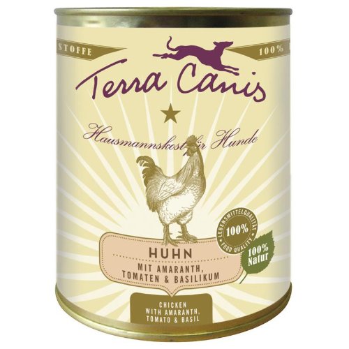 Terra Canis | Huhn mit Amaranth, Tomate und Basilikum | 6 x 800 g von Terra Canis