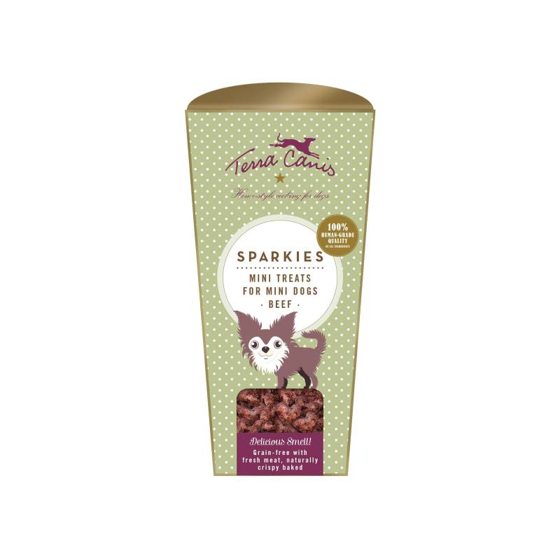 Terra Canis - Hundekekse - Mini's - Sparkies Rind - 130 g von Terra Canis