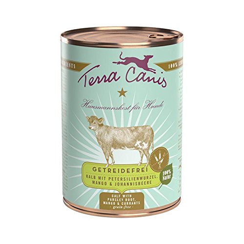 Terra Canis | Kalb mit Petersilienwurzel, Mango & Johannisbeere, getreidefrei | 6 x 800 g von Terra Canis