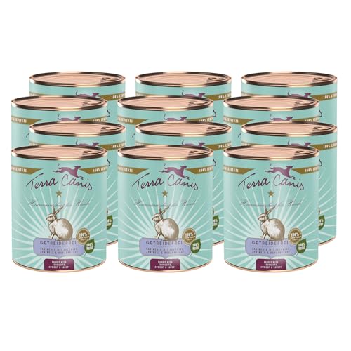 Terra Canis Kalb, Petersilienwurzel, Mango & Johannisbeere - Getreidefreies Nassfutter, 12x800g I Premium Hundefutter in 100% Lebensmittelqualität Aller Rohstoffe I Reichhaltig & gesund, allergenarm von Terra Canis