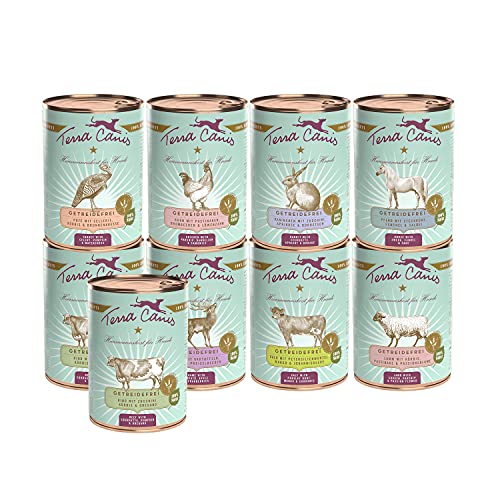 Terra Canis Kennenlernpaket L - Getreidefrei, 9x400g I Premium Hundefutter in 100% Lebensmittelqualität aller Rohstoffe I Reichhaltig & gesund I Allergenarm & glutenfrei von Terra Canis