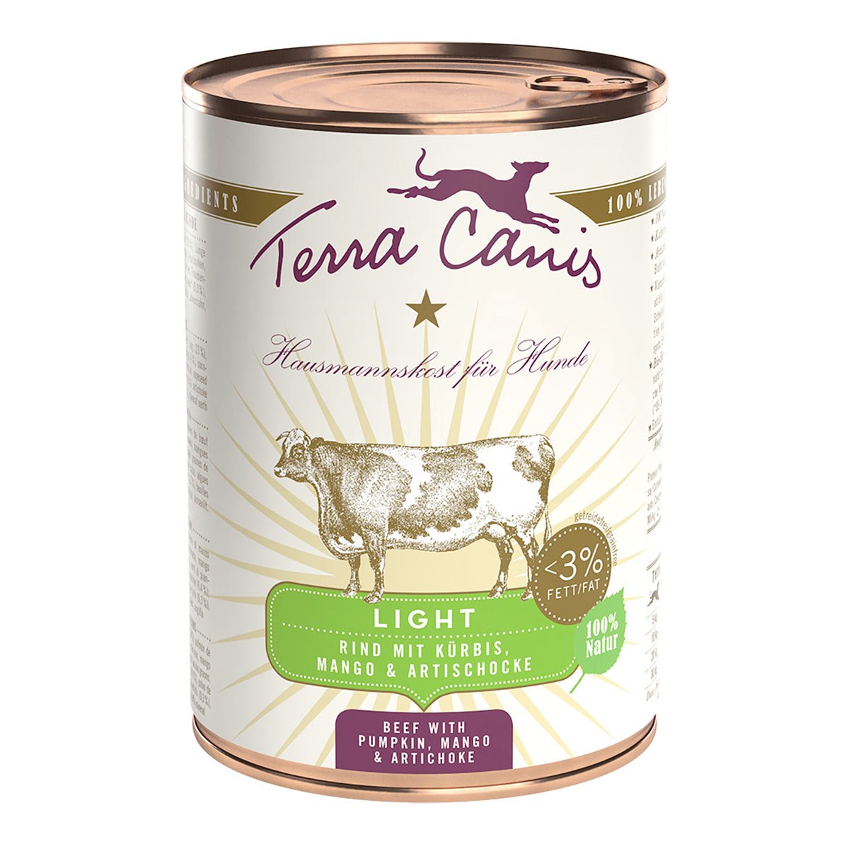 Terra Canis Light - Rind mit Kürbis 6x400g von Terra Canis