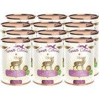 Terra Canis Light | Wild mit Gurke, Pfirsich und Löwenzahn 12x 400g von Terra Canis