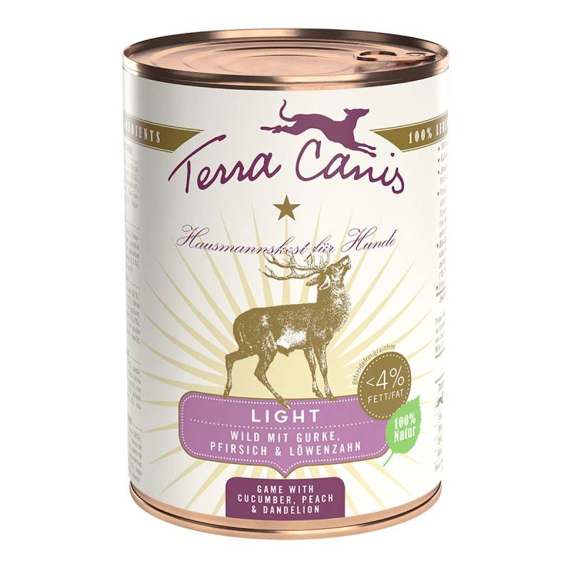 Terra Canis Light - Wild mit Gurke 6x400g von Terra Canis