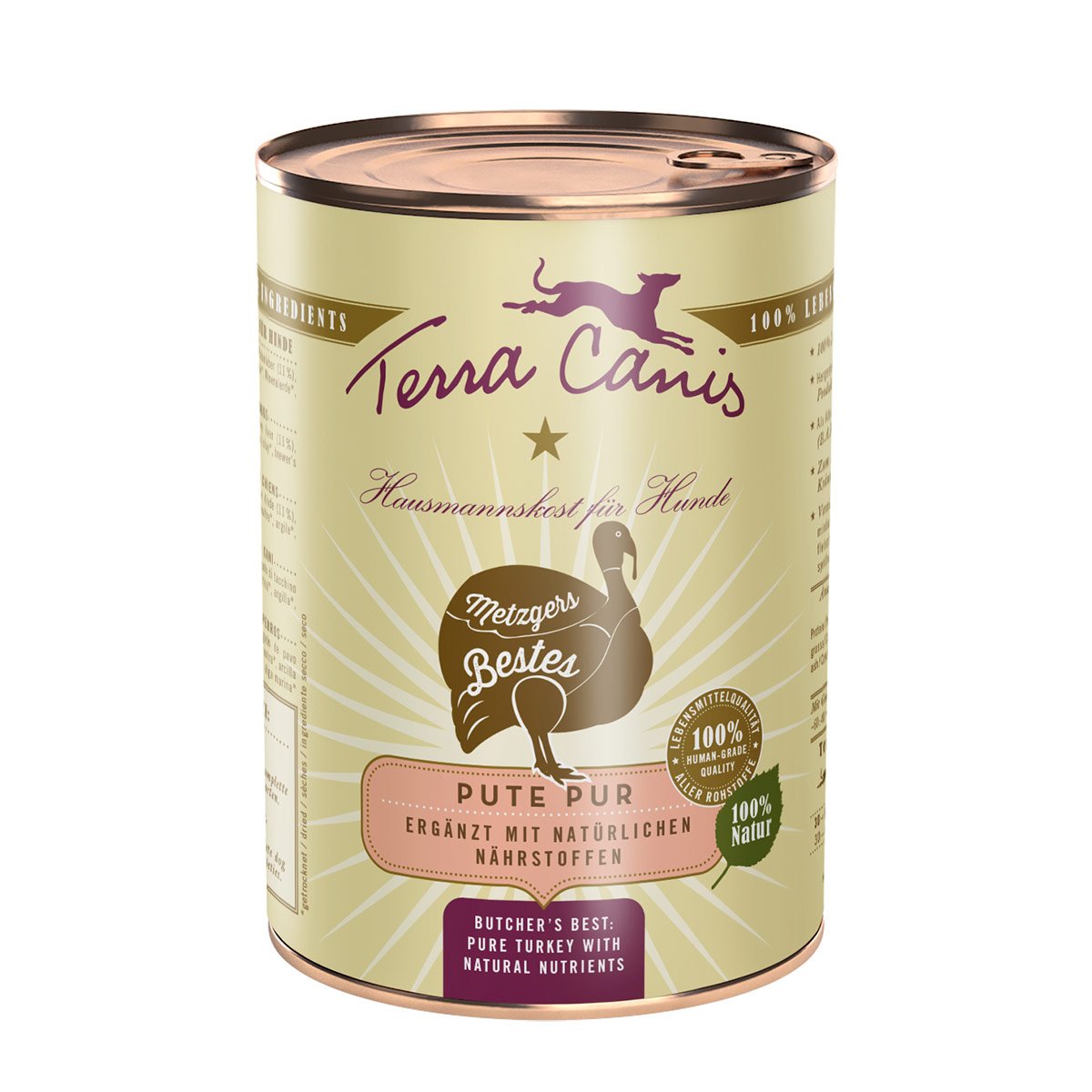 Terra Canis Metzgers Bestes Pute Pur 6x400g von Terra Canis