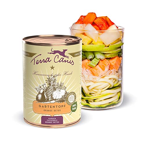 Terra Canis Orange Detox - Gartentopf, 400g I Premium Hunde-Nahrungsergänzung in 100% Lebensmittelqualität Aller Rohstoffe von Terra Canis