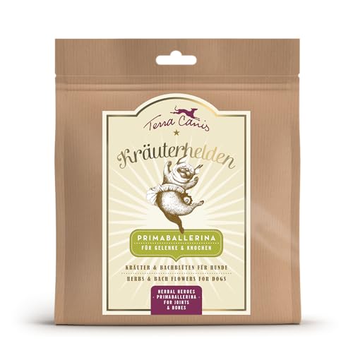 Terra Canis Primaballerina für Gelenke & Knochen - Kräuterhelden, 60g I Unterstützung mit der Kraft der Natur I Nahrungsergänzung mit Kräutern & Bachblüten für Hunde von Terra Canis