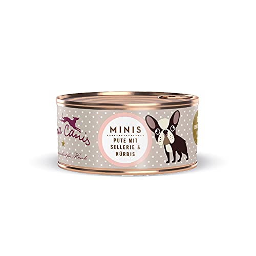 Terra Canis Pute, Sellerie & Kürbis Mini-Hunde Nassfutter, 100g I Premium Hundefutter in 100% Lebensmittelqualität Aller Rohstoffe I Kalziumreich, gesund, Getreide- & glutenfrei von Terra Canis