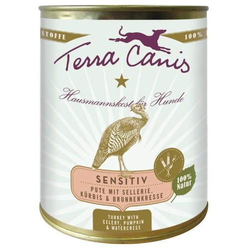 Terra Canis | Pute mit Sellerie, Kürbis und Brunnenkresse, getreidefrei | 6 x 800 g von Terra Canis