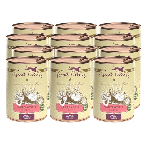 Terra Canis Red Detox - Gartentopf, 12x400g I Premium Hunde-Nahrungsergänzung in 100% Lebensmittelqualität Aller Rohstoffe von Terra Canis