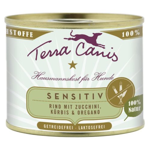 Terra Canis | Rind mit Zucchini, Kürbis und Oregano, getreidefrei | 12 x 200 g von Terra Canis