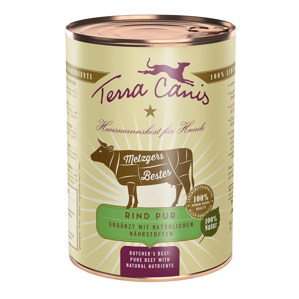 Terra Canis Rind pur 6x400g von Terra Canis