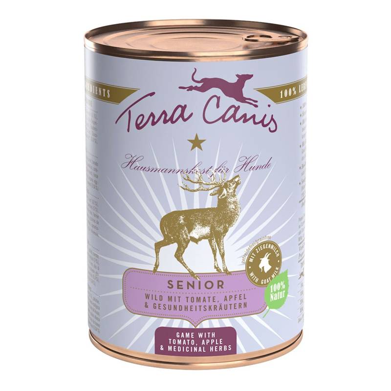 Terra Canis Senior Wild, Tomate, Apfel & Kräutern 6x400g von Terra Canis