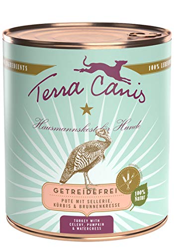 Terra Canis Sensitive Pute mit Sellerie, Kürbis und Kamille, (6 x 800 g) von Terra Canis