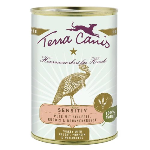 Terra Canis Sensitive Pute mit Sellerie, Kürbis und Kamille 400 g von Terra Canis