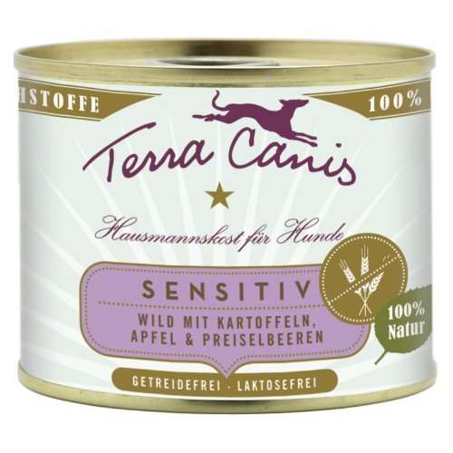 Terra Canis Sensitive Wild mit Kartoffeln, Apfel und Preiselbeeren 200 g von Terra Canis