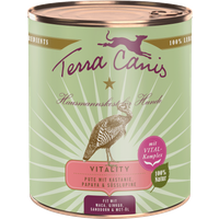 Terra Canis Vitality | Pute mit Kastanie, Papaya und Süßlupine 6x 800g von Terra Canis