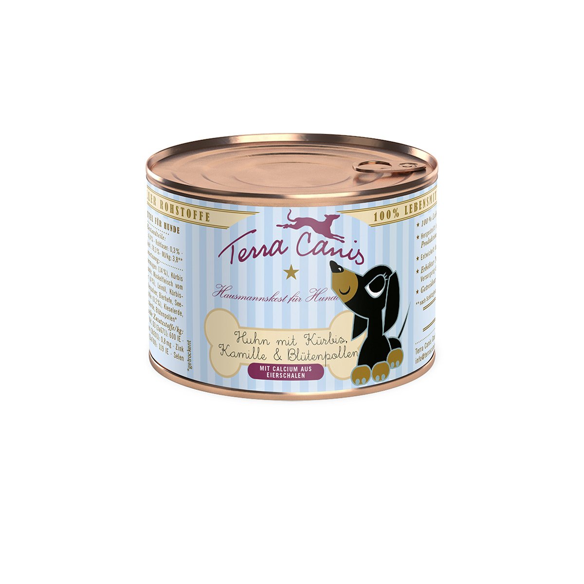 Terra Canis Welpe Huhn, Kürbis, Kamille & Blütenpollen 12x200g von Terra Canis