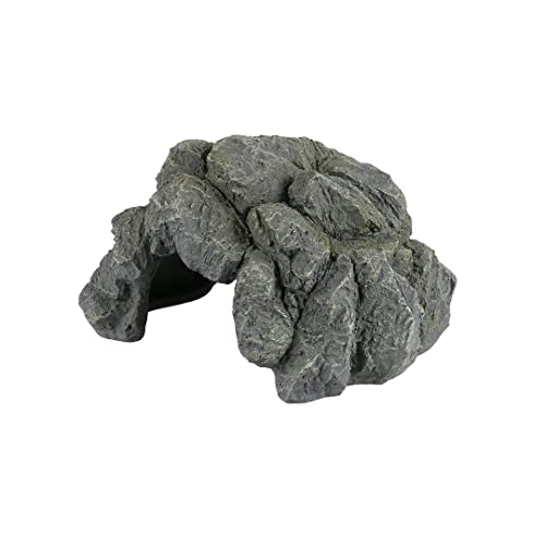 Terra Della, Reptilienhöhle x L - 31 x 29,5 x 14 cm anthrazit für Reptilien von Terra Della