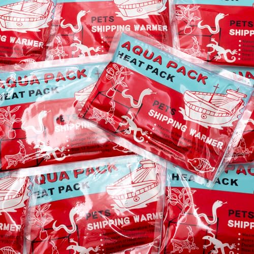 Terra Discount Aqua Pack 40 Stunden selbstgeklebend - Heat Pack für den Versand von Tieren und Pflanzen - Selbstklebende Wärmekissen (10 Stück) von Terra Discount