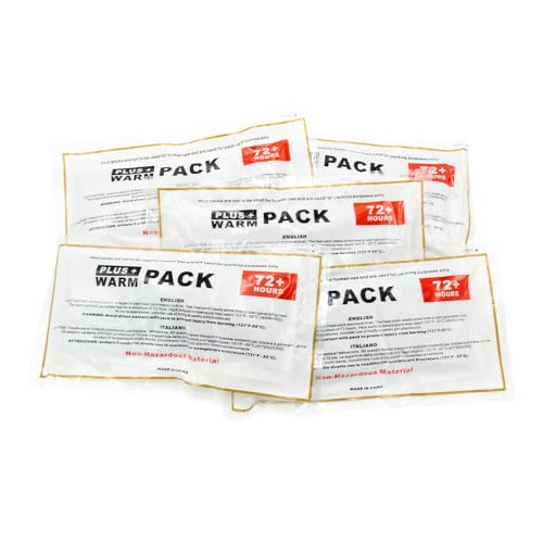 Terra Discount Aqua Pack 72 Stunden - Heat Pack für den Versand von Tieren und Pflanzen - Universalwärmer Wärmekissen (5 Stück) von Terra Discount