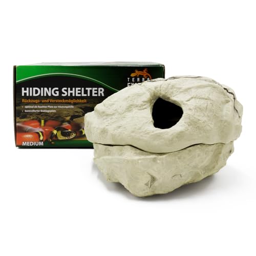Hiding Shelter medium Granite - Die Höhle ist ideal als Versteck für Reptilien, Amphibien und Wirbellose - Terrarium Wetbox für die Eiablage in granit von Terra Exotica